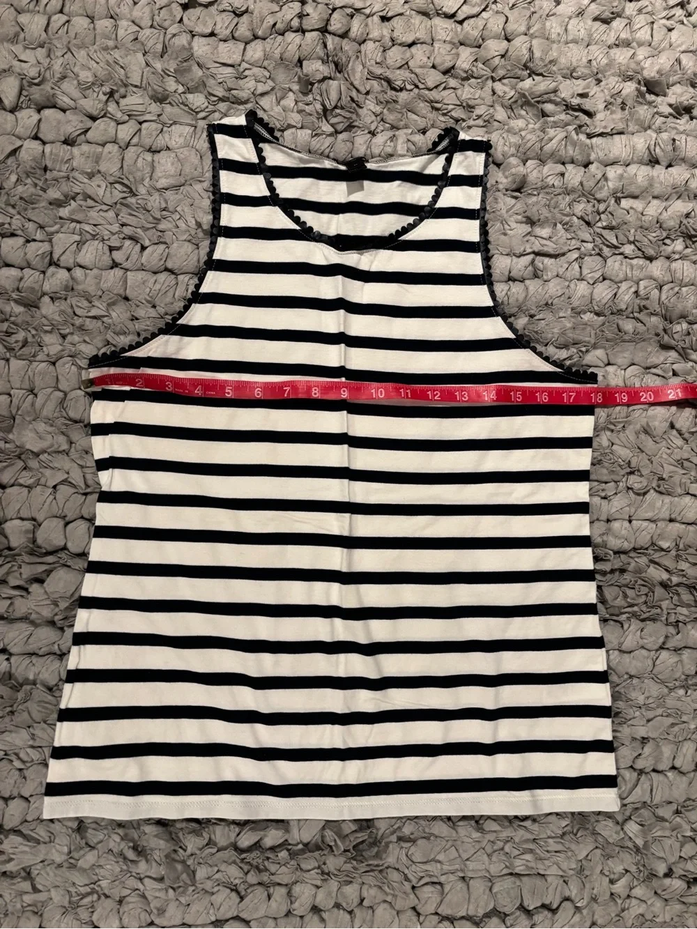 Bundle of J Crew Scalloped Detail 100% Cotton Tank Tops